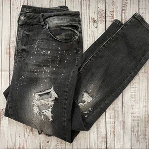 Judy Blue Ripped Boyfriend Fit Jeans Size 14W